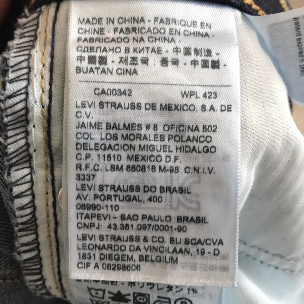 Levi’s - Modern Rise Straight Dark Blue jeans - Picture 5 of 6